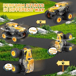 DWI 1:20 Coche de control remoto todo terreno 3 con música y efectos de luz Control remoto de 360 grados Regalos de juguete novedosos para niños y niñas - Product Image 4