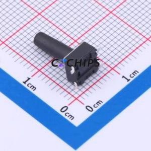 TS-1095S-A165B2-C2D2 Tactile Switch SMD-4P,6x6mm Switch Single Pole Single Throw Round Button 1.8N Vertical Mount - Product Image 2