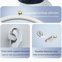 Q18 écouteurs sans fil avec écran tactile intelligent ANC ENC suppression de bruit HiFi stéréo conception ouverte sport crochet d'oreille A9 Pro écouteurs