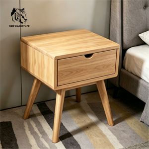 furniture factory good price customize huge stock ready to ship <b>bedside</b> cabinet new designed bedroom furniture wooden nightstand - Product Image 3