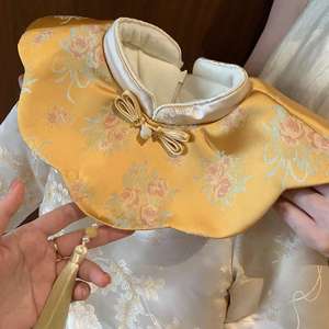Tongxingyuan Girls Chinese Style Dress Winter Cotton Padded First Birthday Outwear - Product Image 4