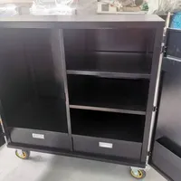 Armoire de Rangement à Roulettes en Acier pour Équipement Équestre, Sellerie et Coffre à Chevaux