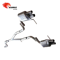 Système d'échappement Catback Performance avec doubles silencieux pour BMW F10 F11 520i 528i N20 2.0T en acier inoxydable à quatre sorties 2011-2016