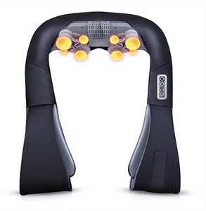 Masajeador de cuello y hombros Shiatsu inalámbrico de venta superior, masajeador corporal amasador con cinturón de masaje para cintura y espalda - Product Image 1