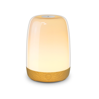 Lampe de chevet à piles avec contrôle tactile et variateur d'intensité pour chambres d'enfants, lecture, lumière de nuit chaude pour le sommeil et la relaxation