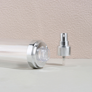 15ml 30ml 50ml <span class=keywords><strong>60ml</strong></span> 100ml 150ml tùy chỉnh sang trọng có thể tái chế in rõ ràng hình tròn bơm kem dưỡng da chai nhựa mỹ phẩm - Product Image 2