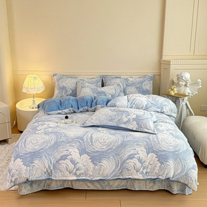 Großhandel Jacquard Luxus Bettdecke Leichte Musselin Bettdecke Decke Moderne Stepp decke Schlafzimmer Tröster Sets King Queen <span class=keywords><strong>Size</strong></span> - Product Image 3