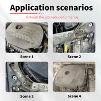 Liquide d'entretien moteur automobile, dissout les taches d'huile tenaces, garde le moteur propre, prolonge la durée de vie du moteur, dégraissant moteur