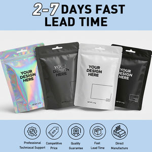 Custom Printed 1g 3.5g 4g 7g 1oz 28g Mylar Bag Cookie Candy Food Packaging Smell <b>Proof</b> Heat Sealing Stand up Pouch - Product Image 6