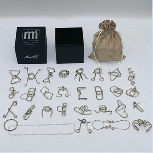 Rompecabezas Metálico de Inteligencia, Clásico Chino, Desbloqueable, 3D, Prueba de QI, Anillo Separable, Juguete Educativo - Product Image 6