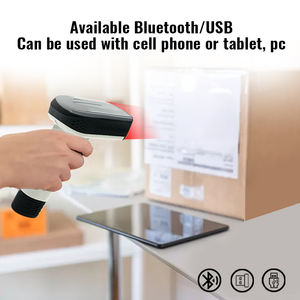 Escáner de Código de Barras de Mano USB JR HC-825wb, Lector 1D 2D en Existencia para Uso en Librerías, Supermercados y Almacenes - Product Image 2