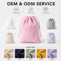 Sac à poussière en coton et lin avec cordon de serrage, logo personnalisé, multicolores, petit, tendance, écologique, réutilisable, pour emballer des bijoux, des cadeaux