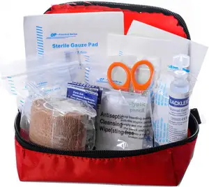 Dog First Aid Kit For Travel | Vet Approved Pet First Aid Supplies For Dog Cat | Compact Set For Hiking Camping Hunting