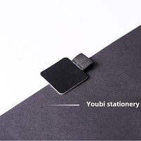 Porte-stylo en cuir PU auto-adhésif avec manchon élastique pour stylo à tablette Accessoire fixe pour ordinateur portable et calendrier