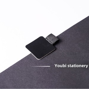 Porte-stylo en cuir PU auto-adhésif avec manchon élastique pour stylo à tablette Accessoire fixe pour ordinateur portable et calendrier - Product Image 6