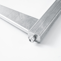 Accessoires de coffrage réglables, pince à poutre en acier avec goupille à coin pour colonne en béton