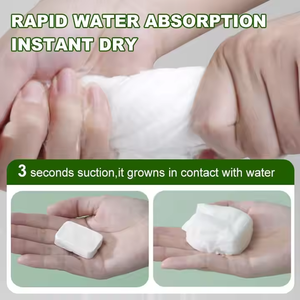 Khăn mặt nén cotton dùng một lần, du lịch cá nhân, bán buôn, khăn thần kỳ, khăn nén, nhập khẩu trực tiếp từ Ấn Độ - Product Image 6