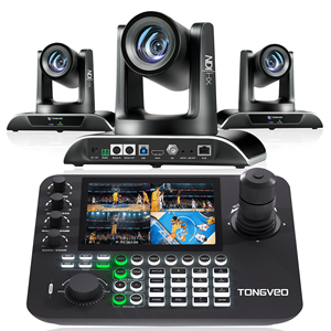 Contrôleur Joystick 4D pour Caméra <span class=keywords><strong>PTZ</strong></span> avec Écran LCD 7'' Quadri-Vision pour Diffusion et Streaming en Direct - Product Image 1