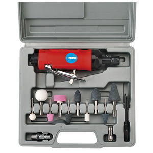 FERVI 0570 Set Pneumatic Axial Sander with <b>Quick</b>-<b>Release</b> <b>Clamps</b> for Grinding and Polishing - Product Image 1