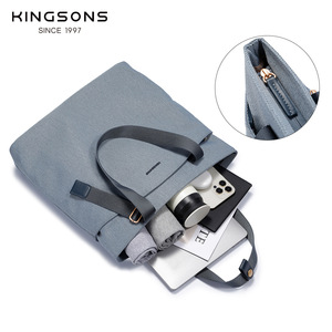 Kingsons Women's Tote Bag Waterproof Nylon Horizontal <b>Square</b> Office Shoulder Bag For Everyday Use - Product Image 3