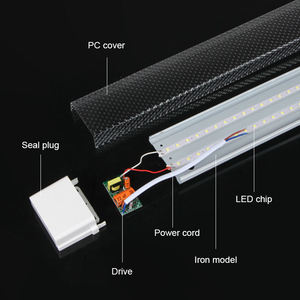 Lámpara LED Lineal Colgante Cuadrada Moderna de Alta Calidad para Interiores, 3000K, 30W, 50W, 100W, 2 Pies, 4 Pies, para Oficinas Comerciales - Product Image 4