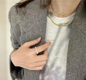 Timeless 18K Gold Necklace with Blade Chain Simple Design for Effortless Sophistication - Product Image 6