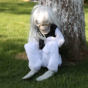 Halloween khóc ma trang trí ma đáng sợ lắc và khóc búp bê ma - Product Image 2