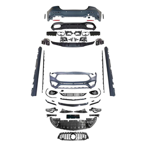 Kit de Carrocería Estilo <span class=keywords><strong>A45</strong></span> <span class=keywords><strong>S</strong></span> para W177 2019, Parachoques Delantero, Faldones Laterales, Parachoques Trasero, Puntas de Escape para Sedán, Ajuste Perfecto, <span class=keywords><strong>Precio</strong></span> de Fábrica - Product Image 1