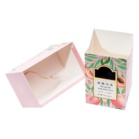 Personalización de la caja del cajón de la bolsa de Té de limón, personalización de la caja de papel de la tarjeta blanca respetuosa con el medio ambiente