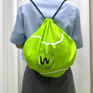 Écologique 12 pouces Polyester Cordon Sac À Dos Réutilisable Étanche Gym Sacs De Sport Promotion Basketball Sac Foe En Plein Air - Product Image 1