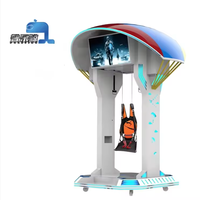 Máquina de Juego Comercial de Simulación de Vuelo en Parapente de PVC para Parques de Aventuras Interiores y Centros Comerciales