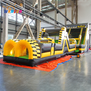 Giant Commercial Rock Climb 30 Nuclear 2 inflatable obstacle/adult inflatable obstacle course for sale