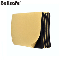 Matériau de construction Bellsafe Feuilles de caoutchouc mousse noir insonorisées à isolation thermique