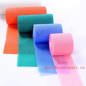 Plâtre <span class=keywords><strong>de</strong></span> plâtre orthopédique <span class=keywords><strong>de</strong></span> <span class=keywords><strong>Paris</strong></span> Bandage <span class=keywords><strong>de</strong></span> coulée Ruban élastique en fibre <span class=keywords><strong>de</strong></span> fracture osseuse pour le soin des plaies Bandage en polyester - Product Image 1