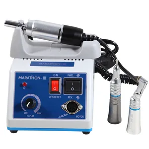 Dental Lab Electric Marathon micromotore N3 Motor E-TYPE Straight + contrangolo Polish Handpiece