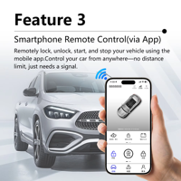 Système d'entrée sans clé contrôlé par smartphone pour VW Magotan 2019-2024 – Clé de voiture numérique améliorée avec application, Plug and Play, faisceau dédié