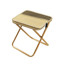 Tabouret pliant tactique léger et portable en alliage d'aluminium Oxford pour la pêche et le camping en extérieur