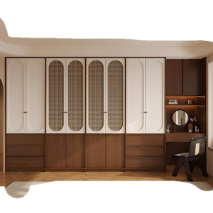 <span class=keywords><strong>Armadio</strong></span> Moderno in Legno per Camera da Letto con Ante a Battente - Design Durevole - Soluzione per Ottimizzazione Spazi e Stoccaggio in Soffitta - Product Image 4