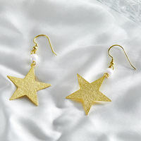 Boucles d'oreilles pendantes Bohème Étoile de mer à pampilles pour Femme, Bijoux de mode estivaux colorés pour vacances à la plage tropicale