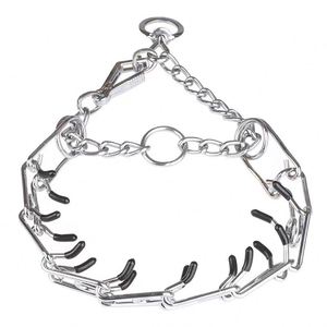 Cadena de entrenamiento para perros desmontable de Metal de diseño moderno, productos personalizados para mascotas con patrón Animal, Collar de goma para perros - Product Image 2