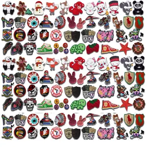 3d Hand Puff Embroidery Custom Mighty Sequin Iron On Chenille Embroidery Patches