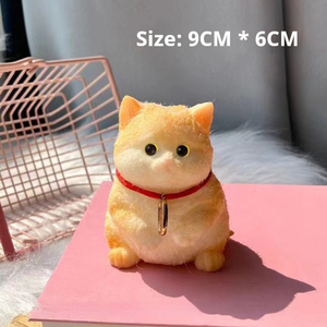 ของเล่นแมวน่ารักสุดๆ ยี่ห้อจินคาน ของเล่นดนตรีบีบได้ สร้างสรรค์เสมือนจริงสำหรับเด็ก ของเล่นบีบคลายเครียด แมวอ้วน ขนาดเล็กถึงกลาง - Product Image 4