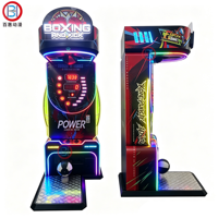 BH Street Play Amusement Power Coin Operated Electronic Punching Game Arcade Boxer Boxing Machine Metal