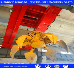 Customized QZ Model Double Girder Grab <b>Bucket</b> Crane <b>Heavy</b> <b>Duty</b> Scrap Handling Equipment for Steel Plants - Product Image 5