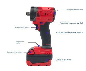 Lớn Bán Combo Kit Không Dây Máy Khoan Và Tay Cờ Lê Hộ Gia Đình Công Cụ Thiết Lập Trong Trường Hợp Khó Khăn Cho Sửa Chữa Nhiều Phong Cách - Product Image 3