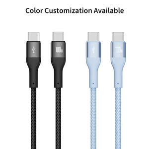Cable <span class=keywords><strong>de</strong></span> Carga Rápida USB-C a C PD100W con Chip E-MARK PPS para <span class=keywords><strong>iPhone</strong></span>, Samsung, Laptop, Compatible con OEM, UE y EE. UU. - Product Image 2