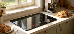 Table de cuisson à induction double zone, 2 brûleurs, <span class=keywords><strong>cuisinière</strong></span> électrique encastrable, plaque vitrocéramique avec commande tactile par capteur - Product Image 5