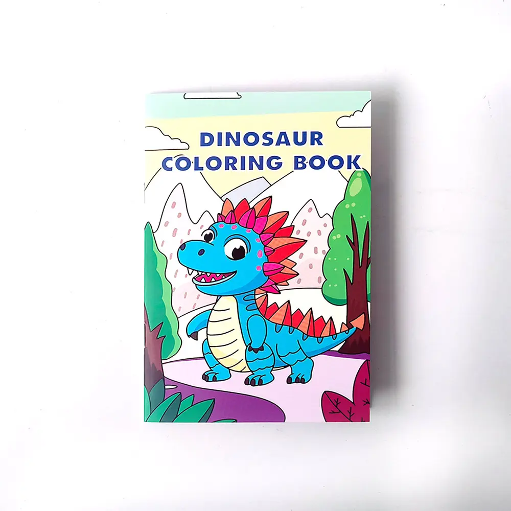Usine impression dinosaure enfants couleur cognition livre de coloriage conception protection de l'environnement livres de coloriage