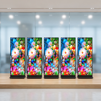 Afficheur LED VISLAT P2.5 2,5 mm, écran LED mural avec support, affichage publicitaire pour centre commercial, écran LED sur pied