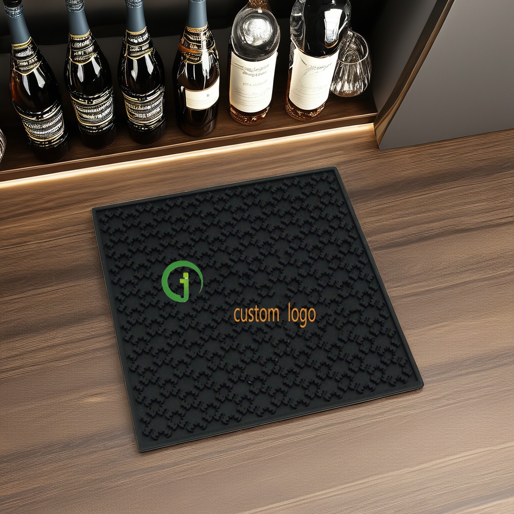 Customized Bacardi Bar Mats - Eco-Friendly, Non-Slip PVC